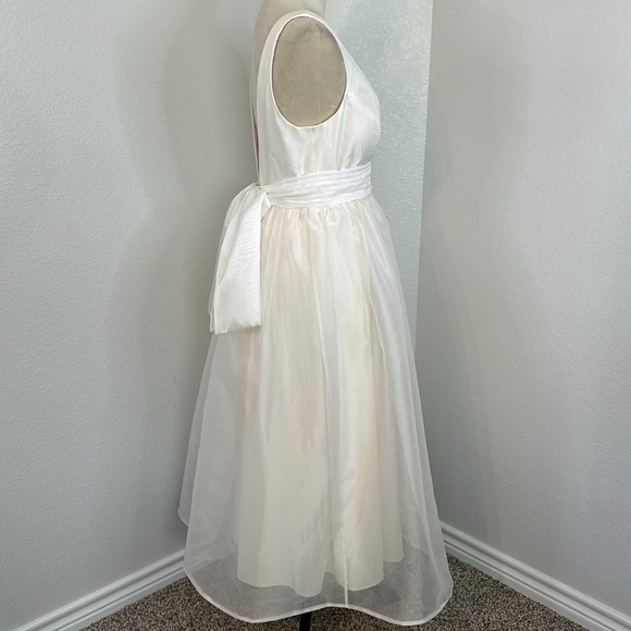 SACHIN & BABI BHLDN Carmina bow-embellished gathered NWOT SIZE 10, 8, & 4 - Picture 6 of 14